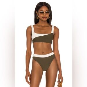 Camila Coelho Santos Set in Ivory & Sage